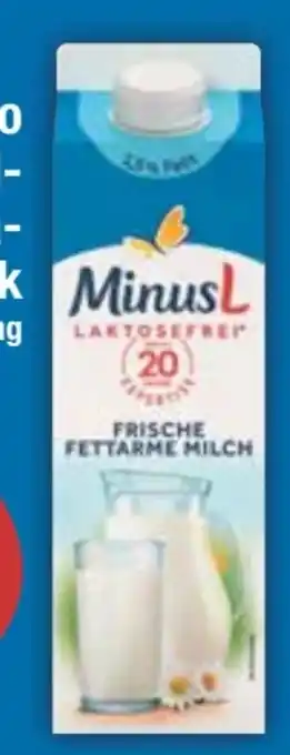 E-Center Minus L Frische fettarme Milch Angebot