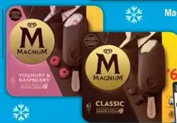E-Center Langnese Magnum Joghurt und Raspberry Angebot