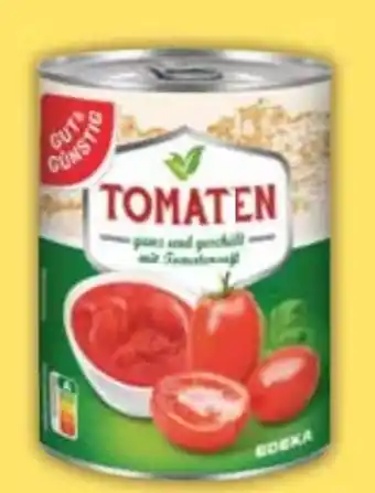 E-Center Gut & Günstig Tomaten ganz und geschält Angebot