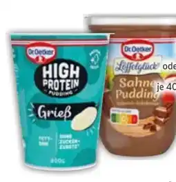 Edeka Dr. Oetker High Protein-Pudding Angebot