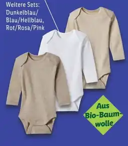 Lidl Lupilu 3 Baby-Bodys Angebot