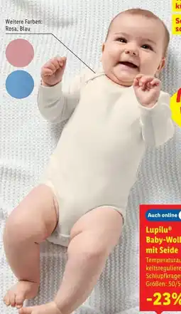 Lidl Lupilu Baby-Wolle-Body Angebot