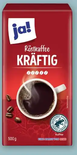 REWE Center ja! Kräftiger Röstkaffee Angebot