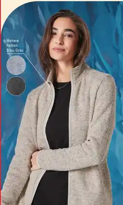 Lidl Esmara Damen Strickfleecejacke Angebot