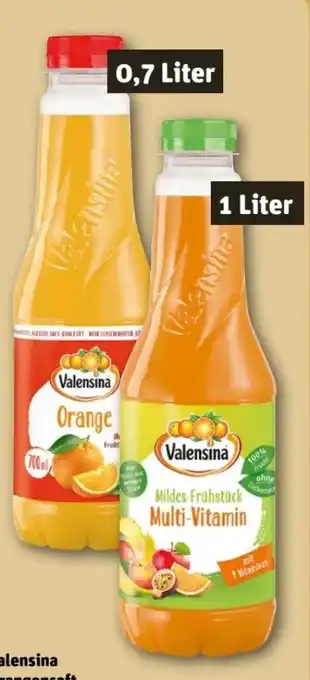 REWE Center Valensina Orangensaft Angebot