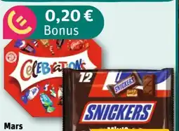 REWE Center Mars Celebrations Angebot