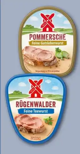 REWE Center Rügenwalder Mühle Teewurst Angebot