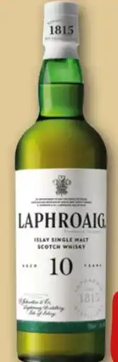 REWE Center Laphroaig Islay Single Malt Scotch Whisky 10 Years Angebot