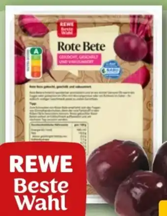 REWE Rewe Beste Wahl Gekochte Rote Bete Angebot