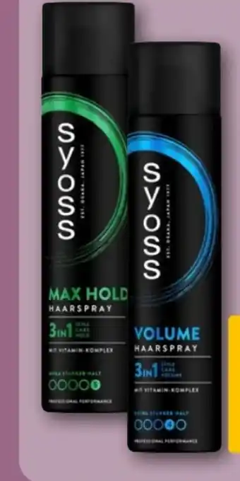 REWE Center Syoss Haarspray Angebot