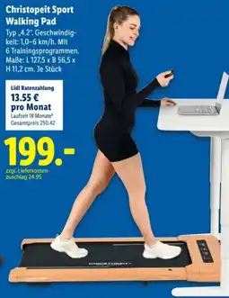 Lidl Christopeit Sport Walking-Pad 4.2 Angebot