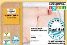 REWE Center Rewe Regional Hähnchen-Oberschenkel Angebot