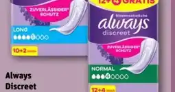 REWE Center Always Discreet Inkontinenzeinlagen Angebot