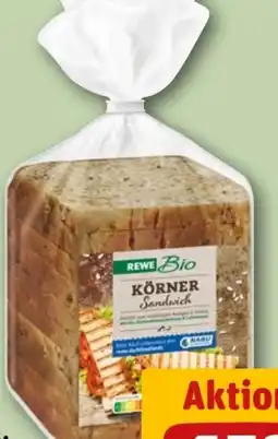 REWE Rewe Bio Bio-Körner-Sandwich Angebot