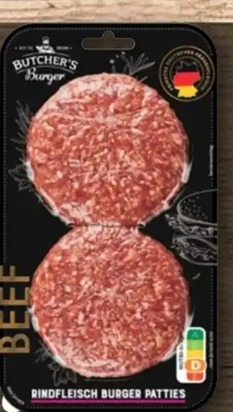REWE Butcher’s Burger Angus Irish Beef Patties Angebot