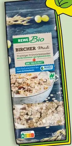 REWE Rewe Bio Bircher Müsli Angebot