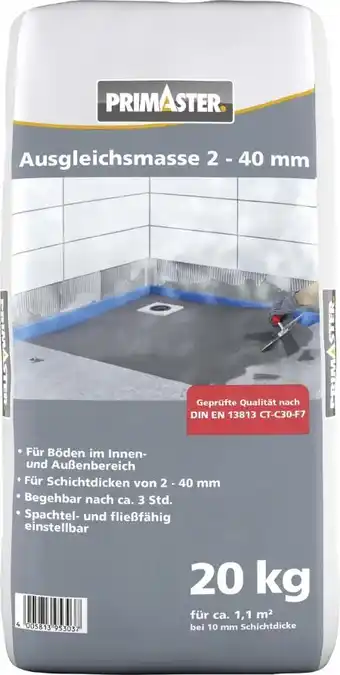 Globus Baumarkt Primaster Ausgleichsmasse Angebot