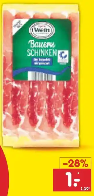 Netto Marken-Discount Familie Wein Rohschinkenspezialitäten Angebot
