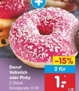 Netto Marken-Discount Netto Backstube Donut Vollmilch Angebot