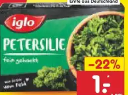Netto Marken-Discount Iglo Petersilie Angebot