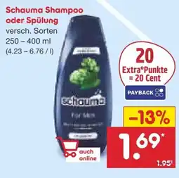 Netto Marken-Discount Schwarzkopf Schauma Shampoo Angebot