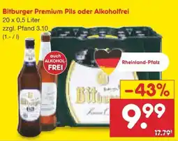 Netto Marken-Discount Bitburger Premium Pils Angebot