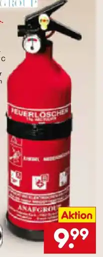 Netto Marken-Discount Anaf Group ABC-Pulverfeuerlöscher PS1-XN ABC Angebot
