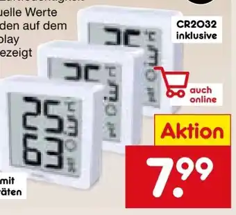 Netto Marken-Discount Thermo-Hygrometer Angebot