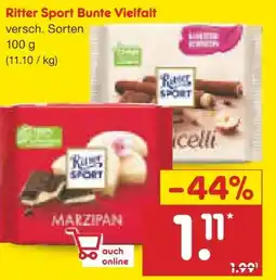 Netto Marken-Discount Ritter Sport Schokolade Bunte Vielfalt Angebot