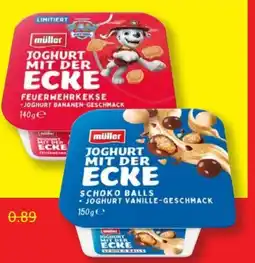 Lidl Müller Joghurt mit der Ecke Schoko Balls Vanille-Geschmack Angebot