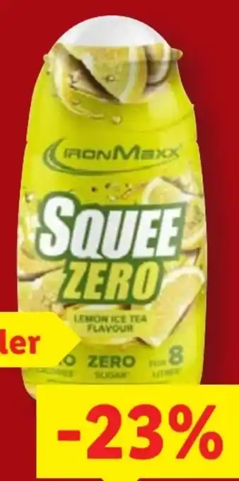 Lidl IronMaxx Squee Zero Sirup Angebot