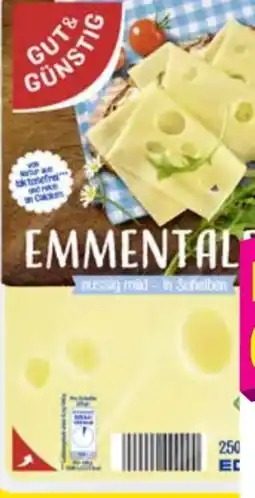 Edeka Gut & Günstig Emmentaler Angebot