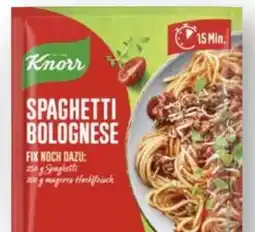 Edeka Knorr Fix Spaghetti Bolognese Angebot