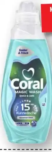 Edeka Coral Waschmittel Magic Wash Universal Clean Angebot