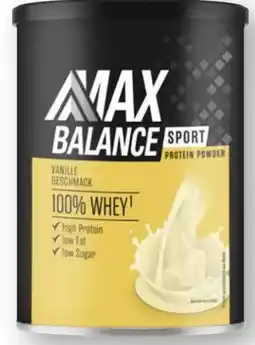 Edeka Max Balance Sport Whey Protein Vanille Angebot