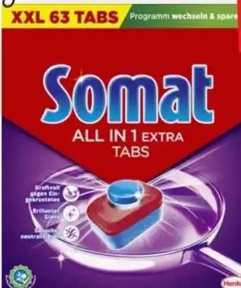 Edeka Somat Spülmaschinen Tabs All-in-1 Extra XXL Angebot