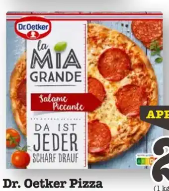 Scheck-in-Center Dr. Oetker Pizza la Mia Grande Salame Piccante Angebot
