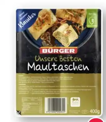 Scheck-in-Center Bürger Unsere Besten Maultaschen Angebot