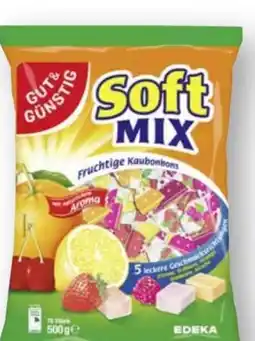 Scheck-in-Center Gut & Günstig Soft Mix Fruchtige Kaubonbons Angebot