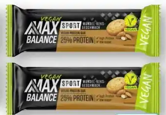 Scheck-in-Center Max Balance Sport Vegan Protein Bar Mandel-Keks Angebot