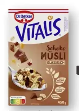Scheck-in-Center Dr. Oetker Vitalis Schoko Müsli klassisch Angebot