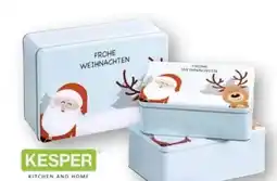 Scheck-in-Center Kesper Metalldosen-Set Angebot
