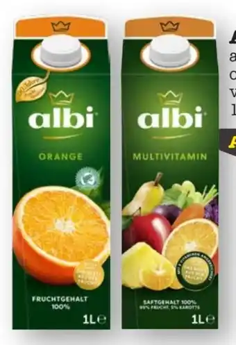 Scheck-in-Center Albi Saft Angebot
