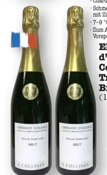 Scheck-in-Center Chateau Trois Collines Elsass Crémant d’Alsace Les Méthode Traditionelle Brut Angebot