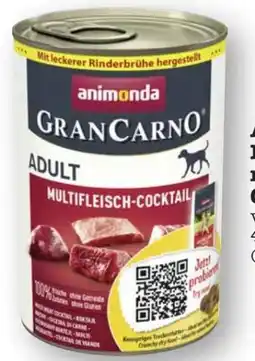 Scheck-in-Center Animonda Gran Carno Hundenahrung Angebot