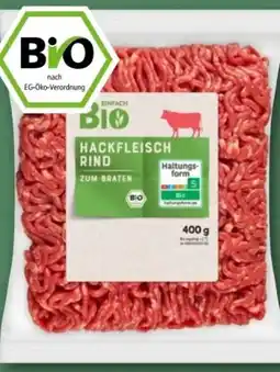 REWE Center Einfach Bio Rinder-Hackfleisch Angebot