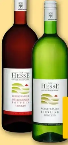 REWE Center Der Hesse von Bergstraße Riesling Angebot