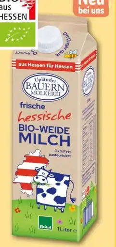 REWE Center Upländer Bauern Molkerei Bio Weidemilch Angebot