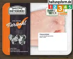 REWE Metzgerei Wilhelm Brandenburg Puten-Schnitzel Angebot