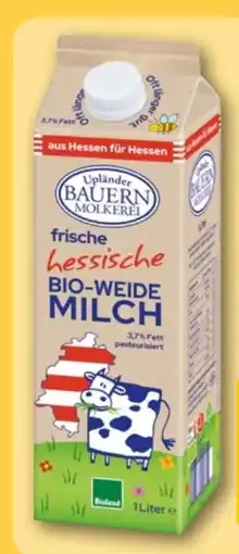 REWE Upländer Bauern Molkerei Faire Bio Weidemilch Angebot